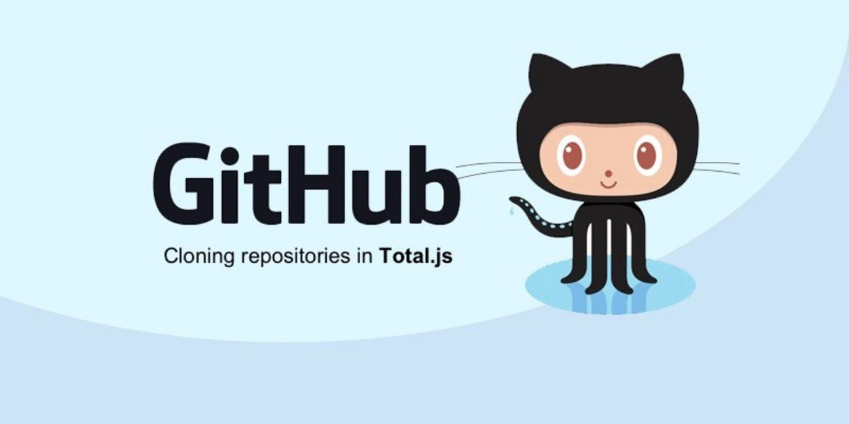 Cloning GitHub repositories with Total.js