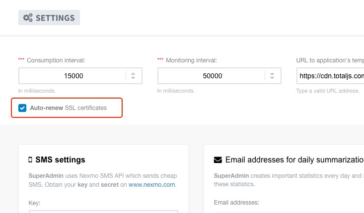 Auto re-new SSL certificates