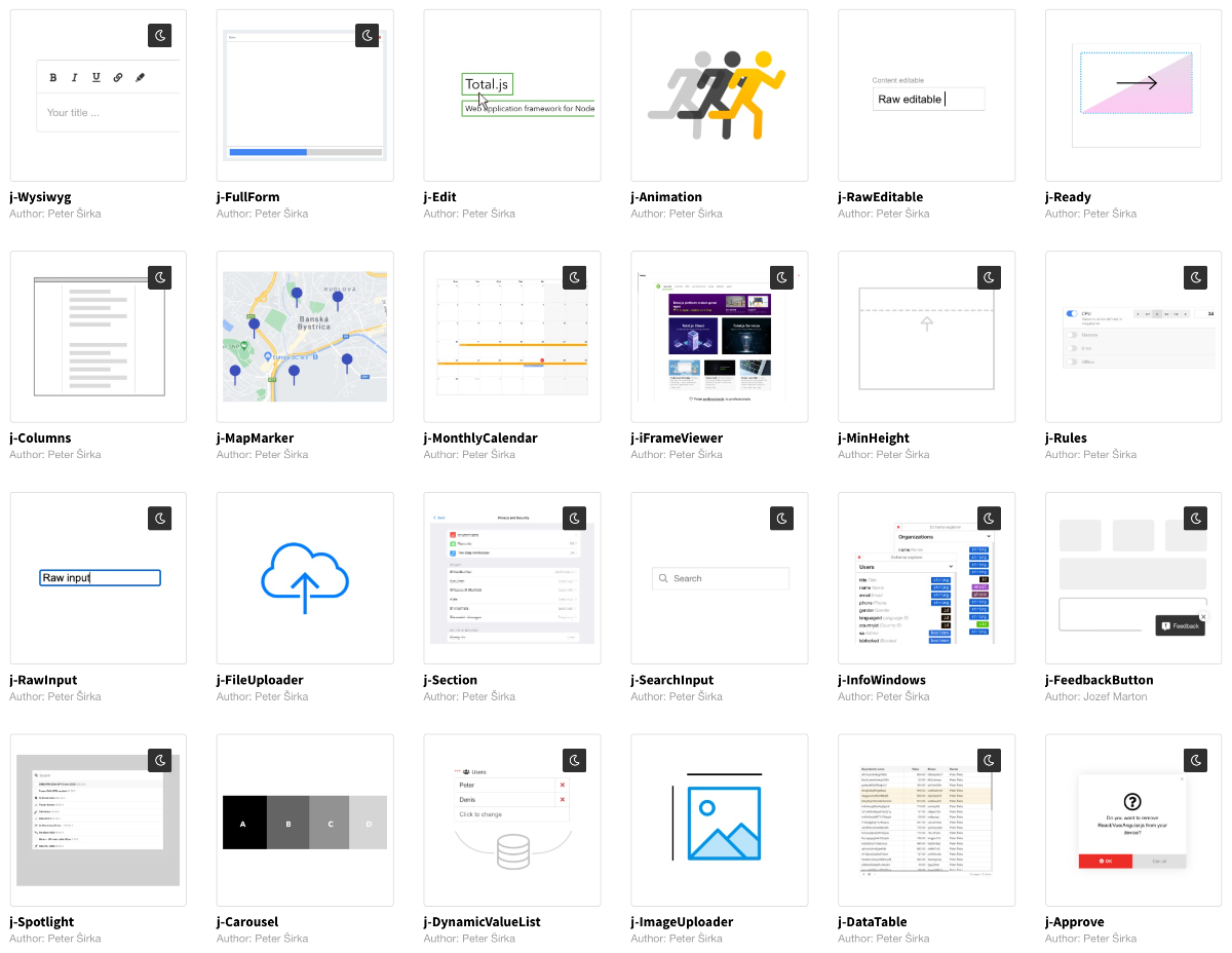 UI components