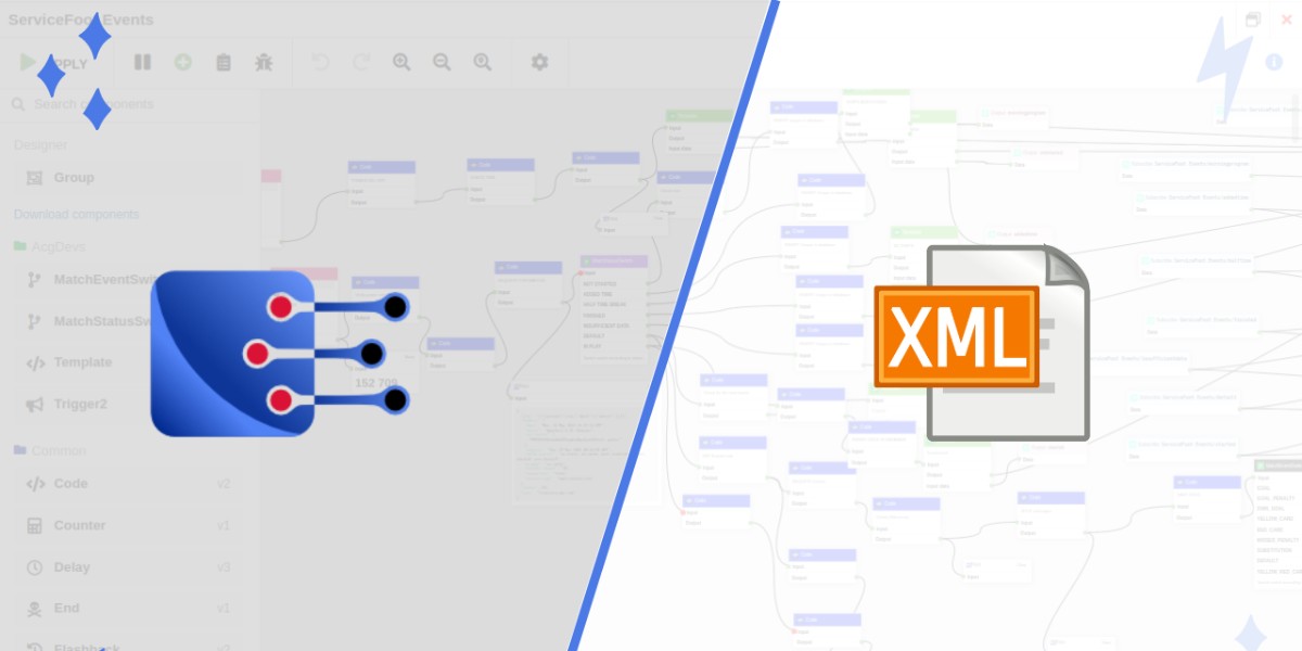 How to parse XML in Total.js Flow