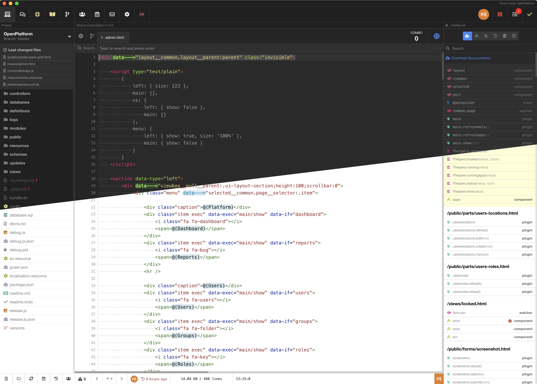 Total.js Code Editor