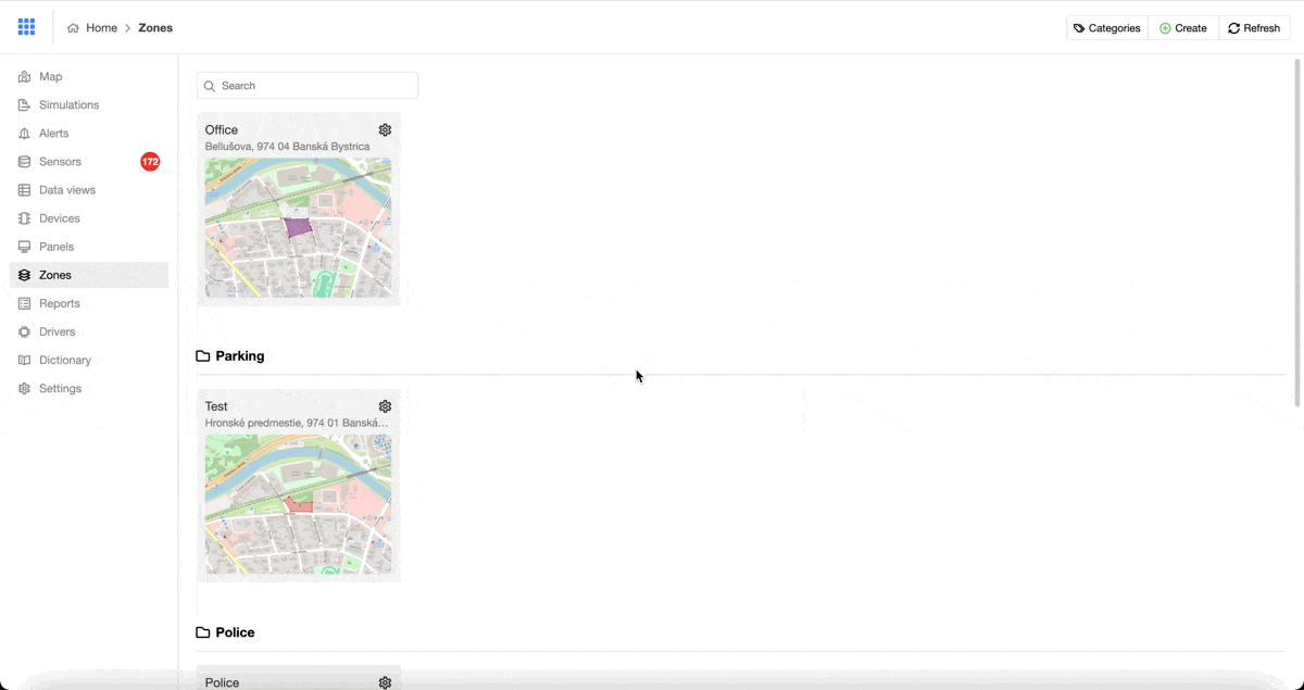Map visualization