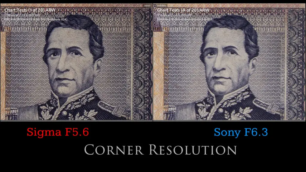 Corner resolution