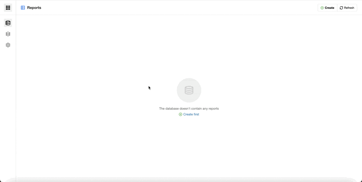 Creating a report