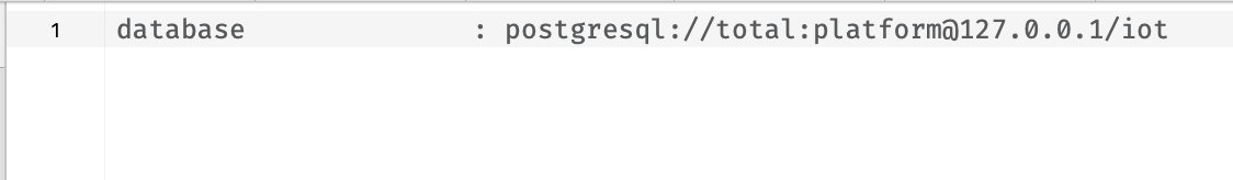 Updated config file