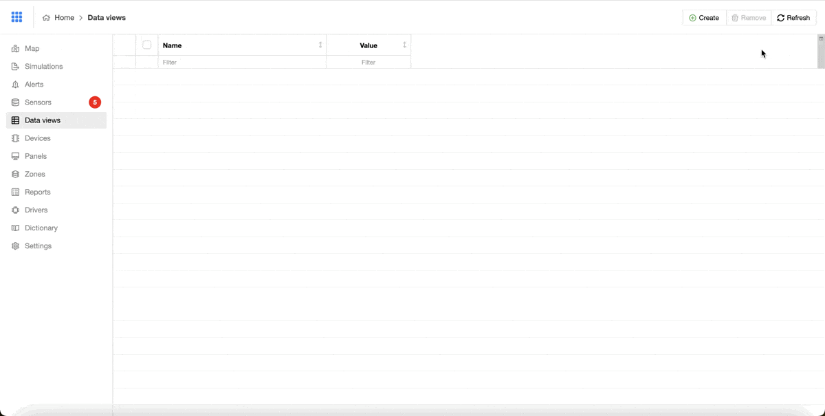 Creating a dataview