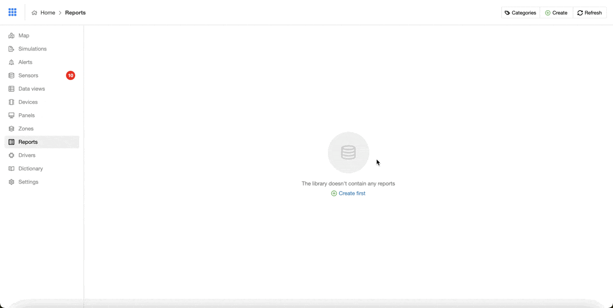 Creating a report