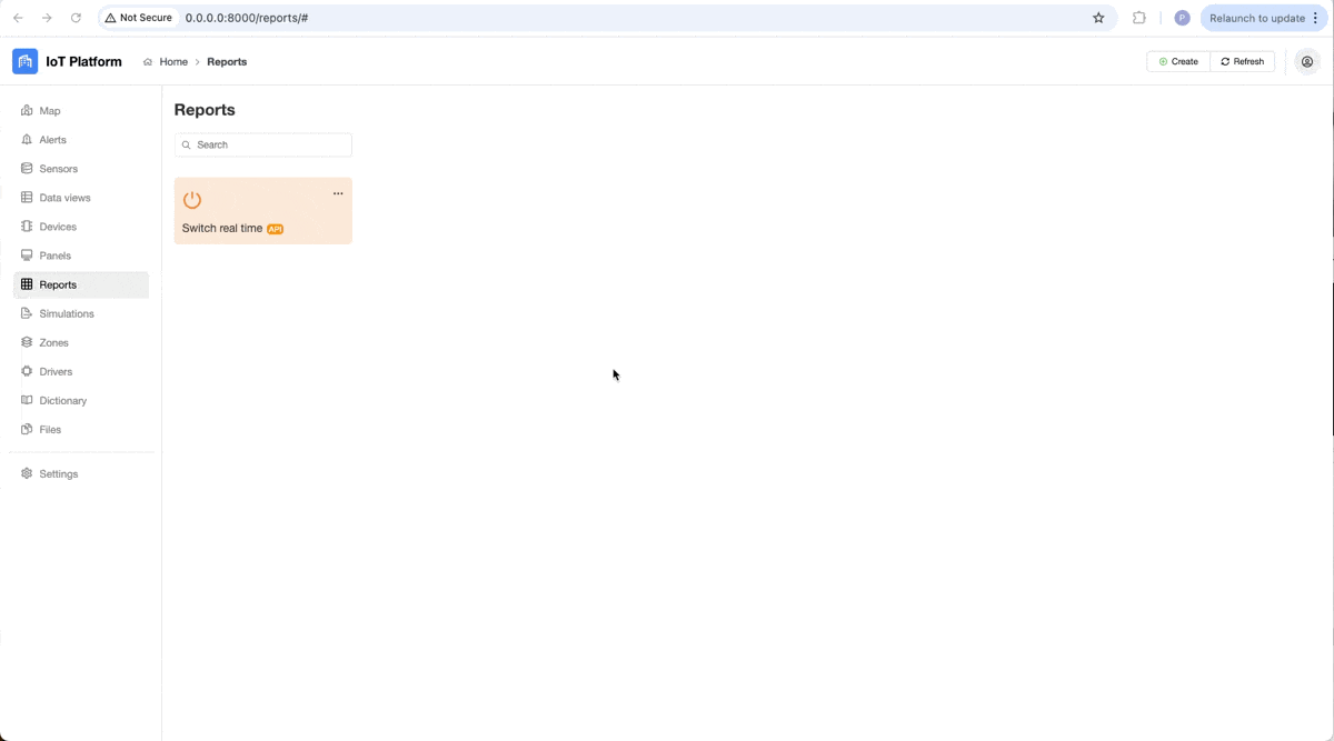 Access the API endpoint