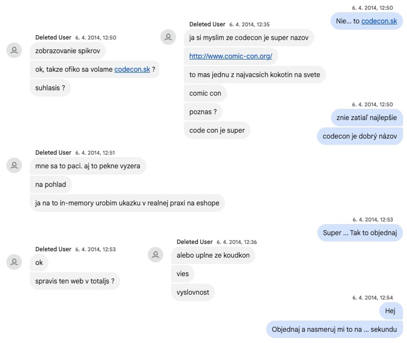 Ako vznikal názov CodeCon?