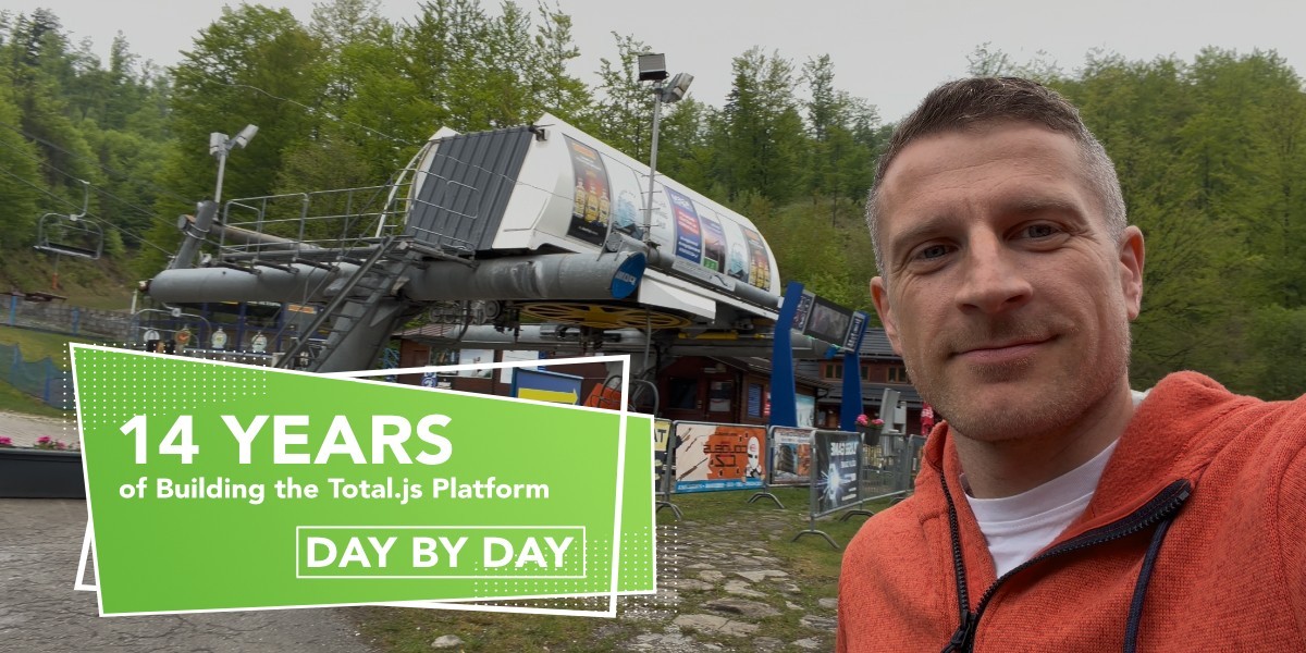 14 rokov budovania platformy Total.js – deň za dňom